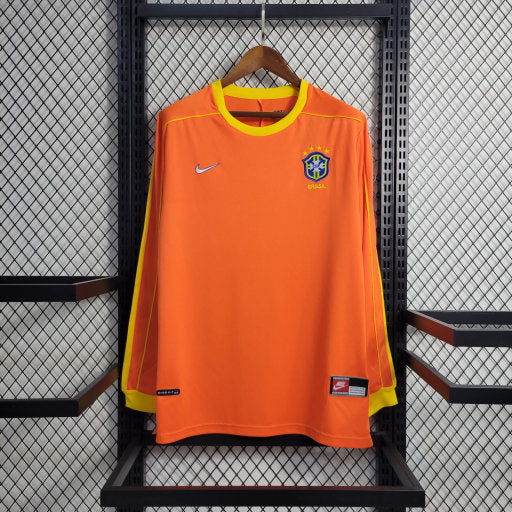 Maillot Rétro Manches Longues 1998 Brésil Gardien Maison To Sport