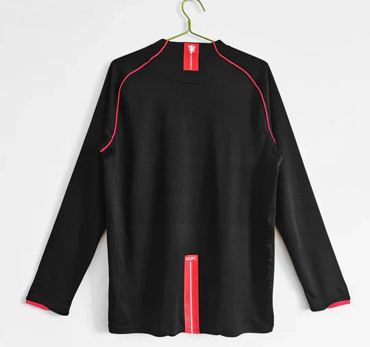 Maillot 07-08 Manchester United Exterieur Manches Longues Maison To Sport