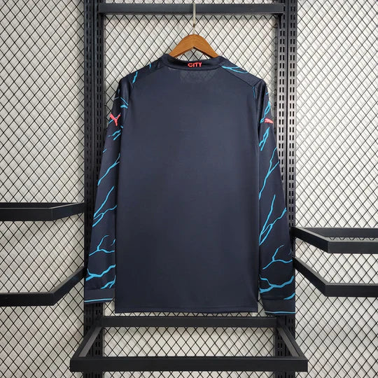Maillot Manchester City extérieur 2023 2024 manches longues Maison To Sport