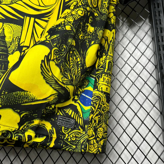 Maillot Brésil Concept 2024 Jaune Maison To Sport