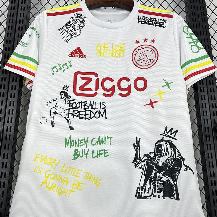 Ajax Amsterdam Bob Marley maillot foot 2025 2026 Maison To Sport