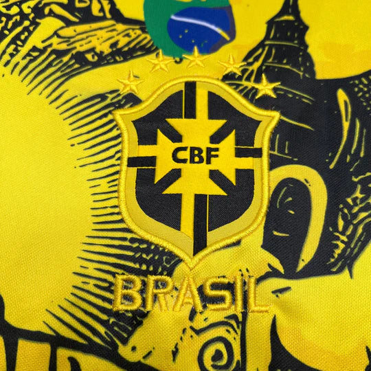 Maillot Brésil Concept 2024 Jaune Maison To Sport