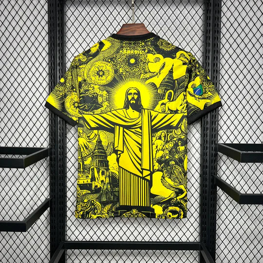 Maillot Brésil Concept 2024 Jaune Maison To Sport