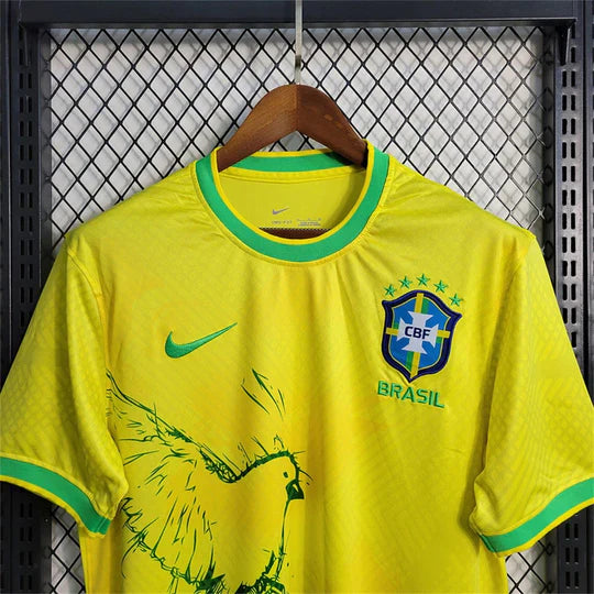 Maillot 24/25 Édition Spéciale Oiseau Jaune Du Brésil Maison To Sport