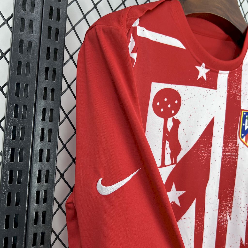 Maillot Atletico Madrid manches longues 2025-26 entrainement Maison To Sport