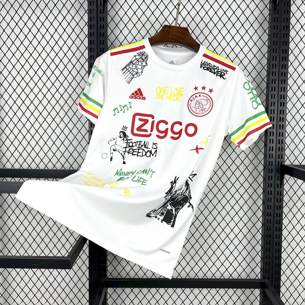 Ajax Amsterdam Bob Marley maillot foot 2025 2026 Maison To Sport