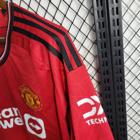 Maillot Manchester United 2023 2024 Manches Longues Maison To Sport