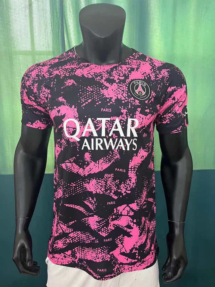 Maillot Paris Saint Germain saison 2023-2024 édition spéciale version player rose et noir Maison To Sport