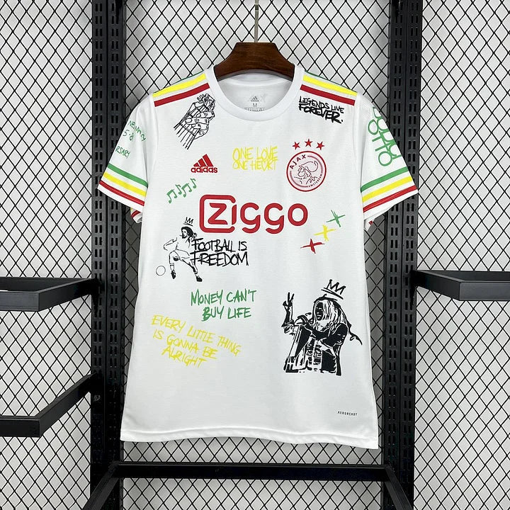 Ajax Amsterdam Bob Marley maillot foot 2025 2026 Maison To Sport
