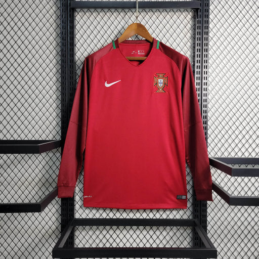 Maillot Portugal 2016 manches longues retro Maison To Sport
