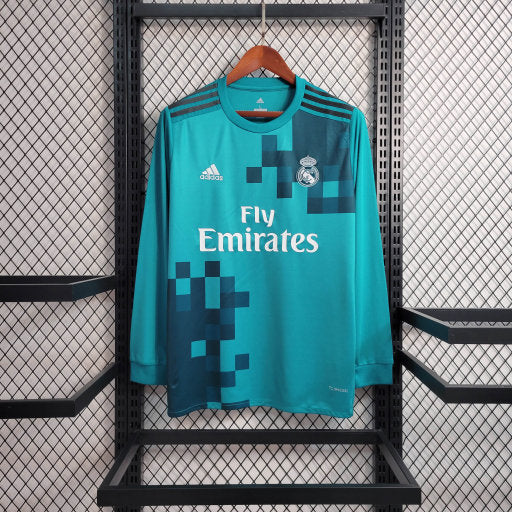Maillot Real Madrid 2017 2018 manches longues retro Maison To Sport