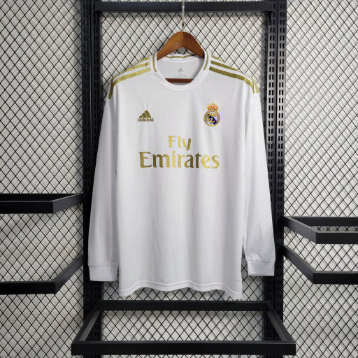 Maillot Real Madrid 2019 2020 manches longues retro Maison To Sport