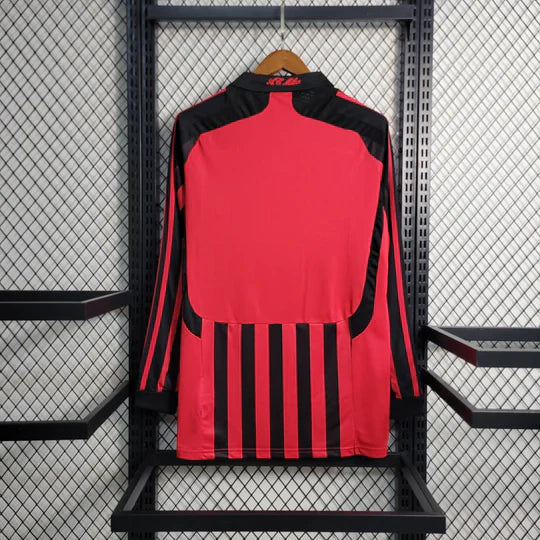 Maillot AC Milan Retro 2007 2008 Manche Longue Maison To Sport