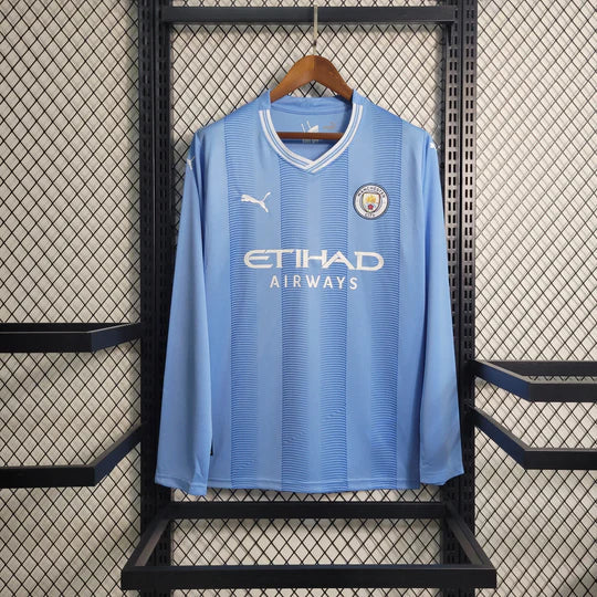 Maillot Manchester City 2023 2024 manches longues Maison To Sport
