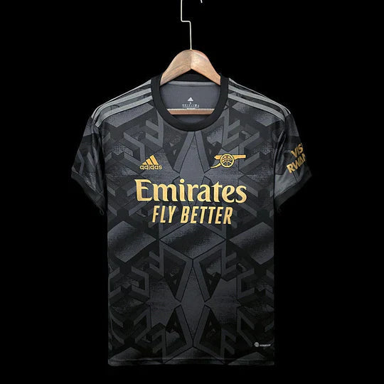 Maillot Arsenal saison 2022-2023 extérieur away noir Maison To Sport