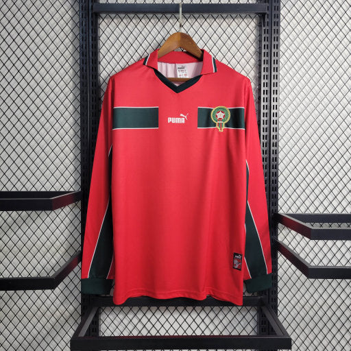Maillot Maroc Retro 98 Manches Longues Maison To Sport