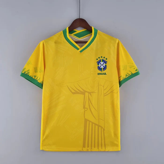 Maillot Brésil saison 2022 édition spéciale jaune Maison To Sport