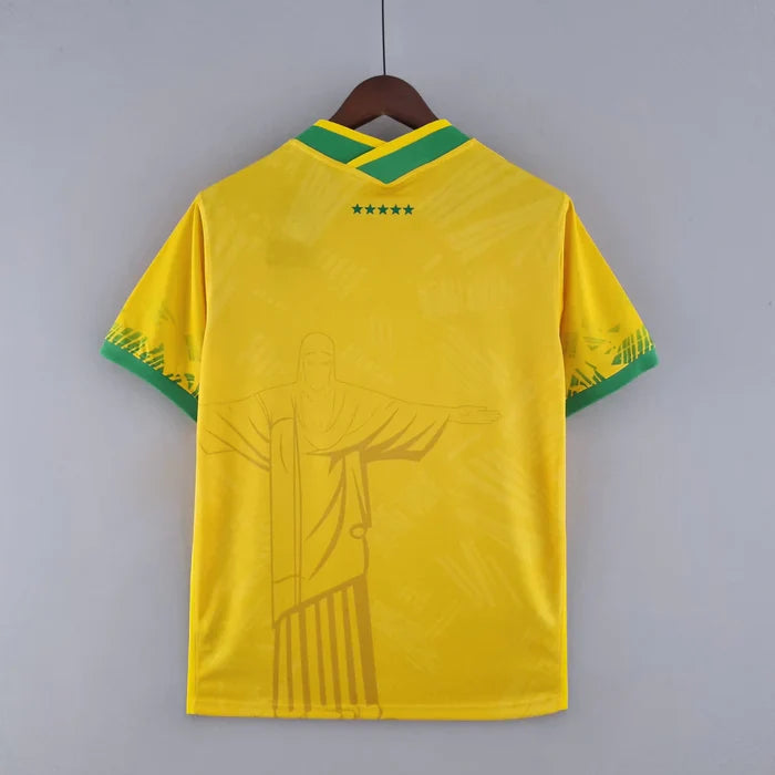 Maillot Brésil saison 2022 édition spéciale jaune Maison To Sport