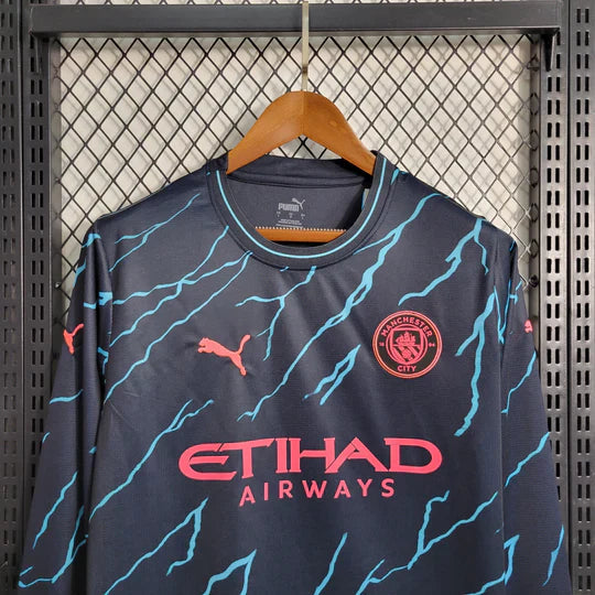 Maillot Manchester City extérieur 2023 2024 manches longues Maison To Sport