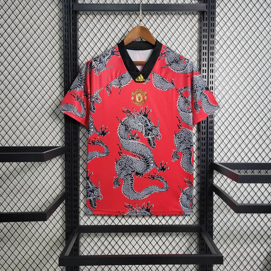 Maillot Foot Manchester United Retro 2019 2020 Japon Dragon Maison To Sport
