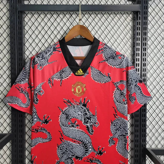 Maillot Foot Manchester United Retro 2019 2020 Japon Dragon Maison To Sport