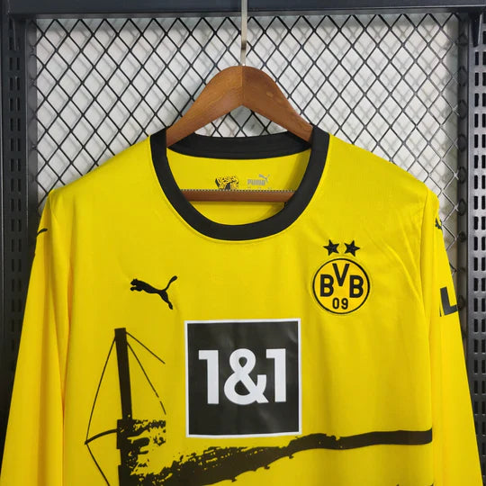 Maillot Dortmund 2023 2024 Manches Longues Maison To Sport