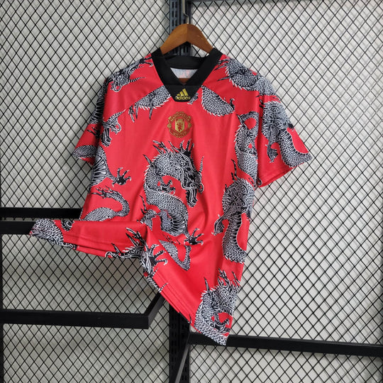 Maillot Foot Manchester United Retro 2019 2020 Japon Dragon Maison To Sport