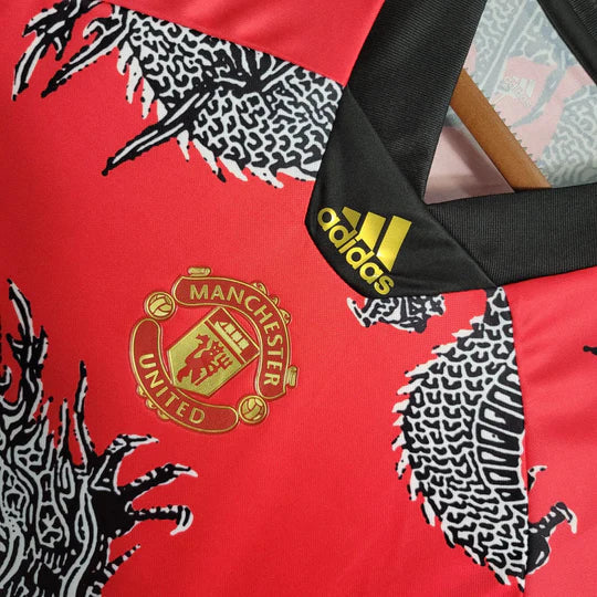 Maillot Foot Manchester United Retro 2019 2020 Japon Dragon Maison To Sport