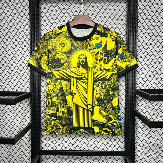 Maillot Brésil Concept 2024 Jaune Maison To Sport