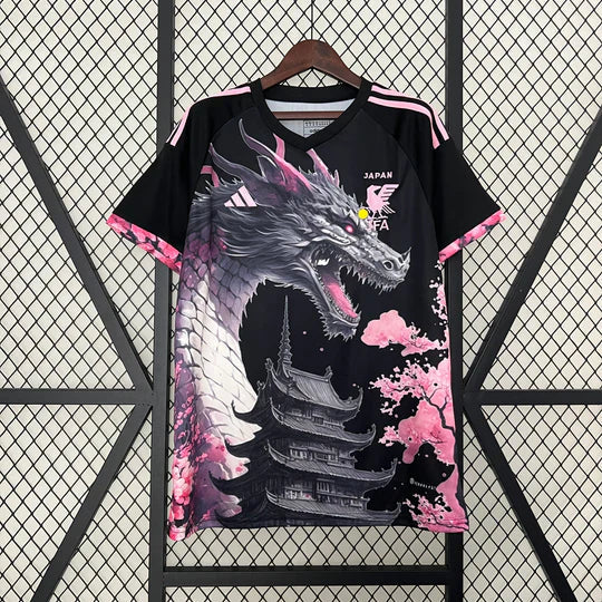 Maillot Japon saison 2023-2024 édition spéciale dragon noir et rose Maison To Sport