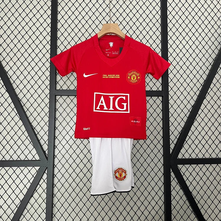 KIT ENFANT RÉTRO MANCHESTER UNITED 2008 Maison To Sport