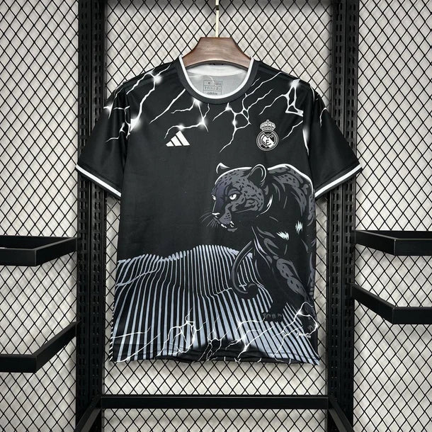 Maillot Real Madrid Noir & Gris Panther 2024/25 Maison To Sport