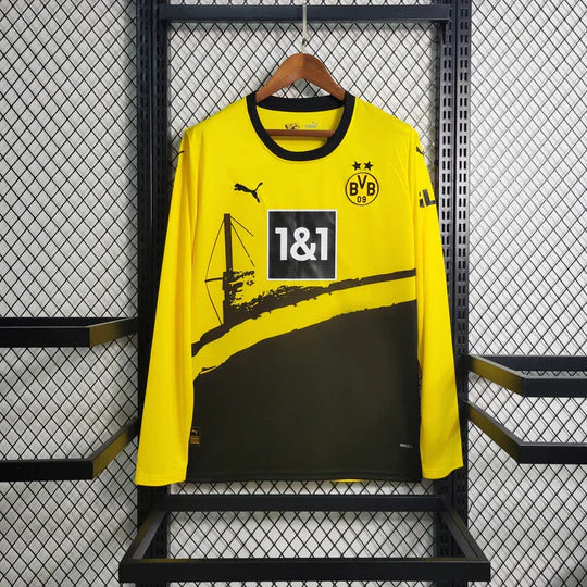 Maillot Dortmund 2023 2024 Manches Longues Maison To Sport