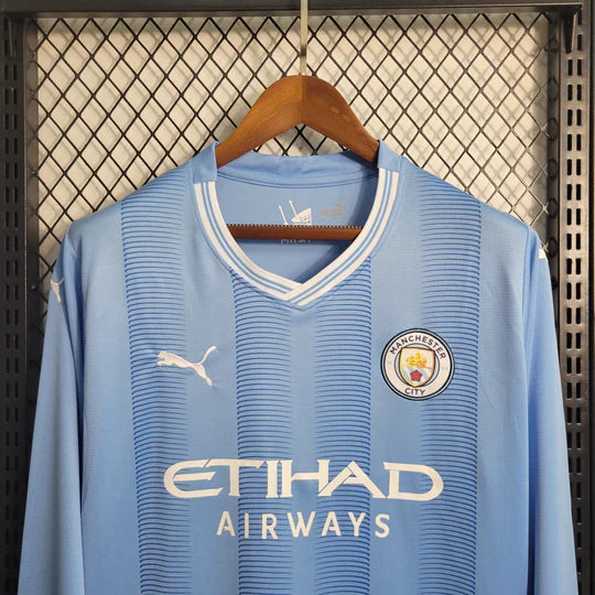 Maillot Manchester City 2023 2024 manches longues Maison To Sport
