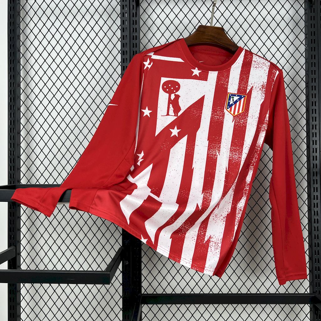 Maillot Atletico Madrid manches longues 2025-26 entrainement Maison To Sport